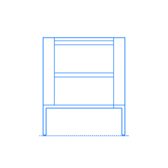 Furniture Nightstands Afton Nightstand Svg Line Art, Free Vectors File